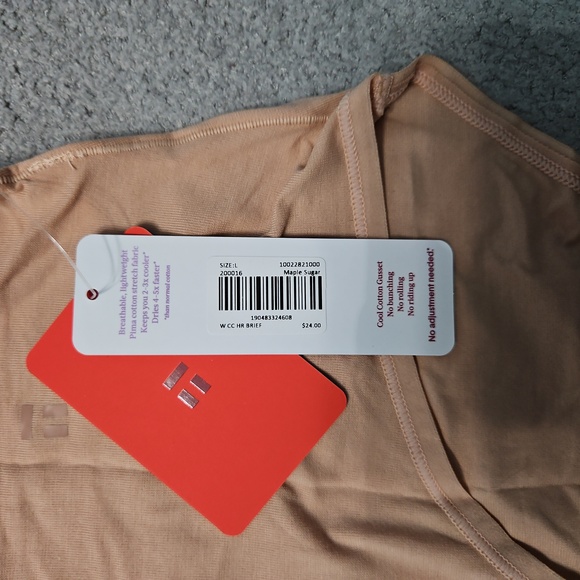 NWT Tommy John Cool Cotton Briefs Sz L Maple Sugar - Picture 2 of 5